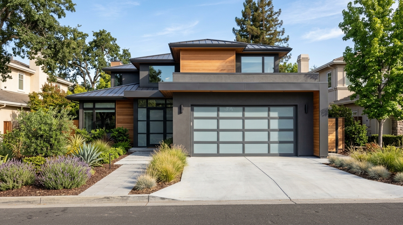 Modern Glass Garage Doors in Fremont service photo